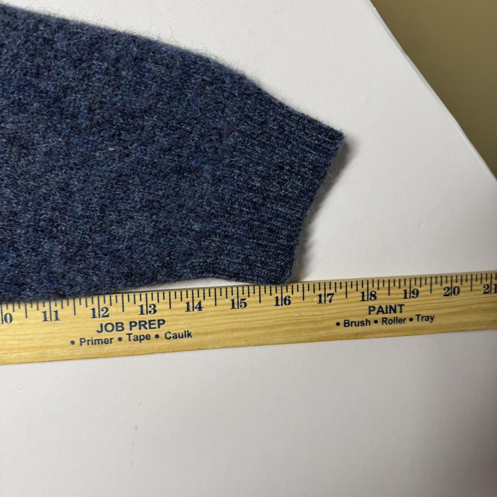 Other Antartex 100% Pure New Wool V-Neck Sweater Blue Men’s Medium Size US M / EU 48-50 / 2 - 7 Thumbnail