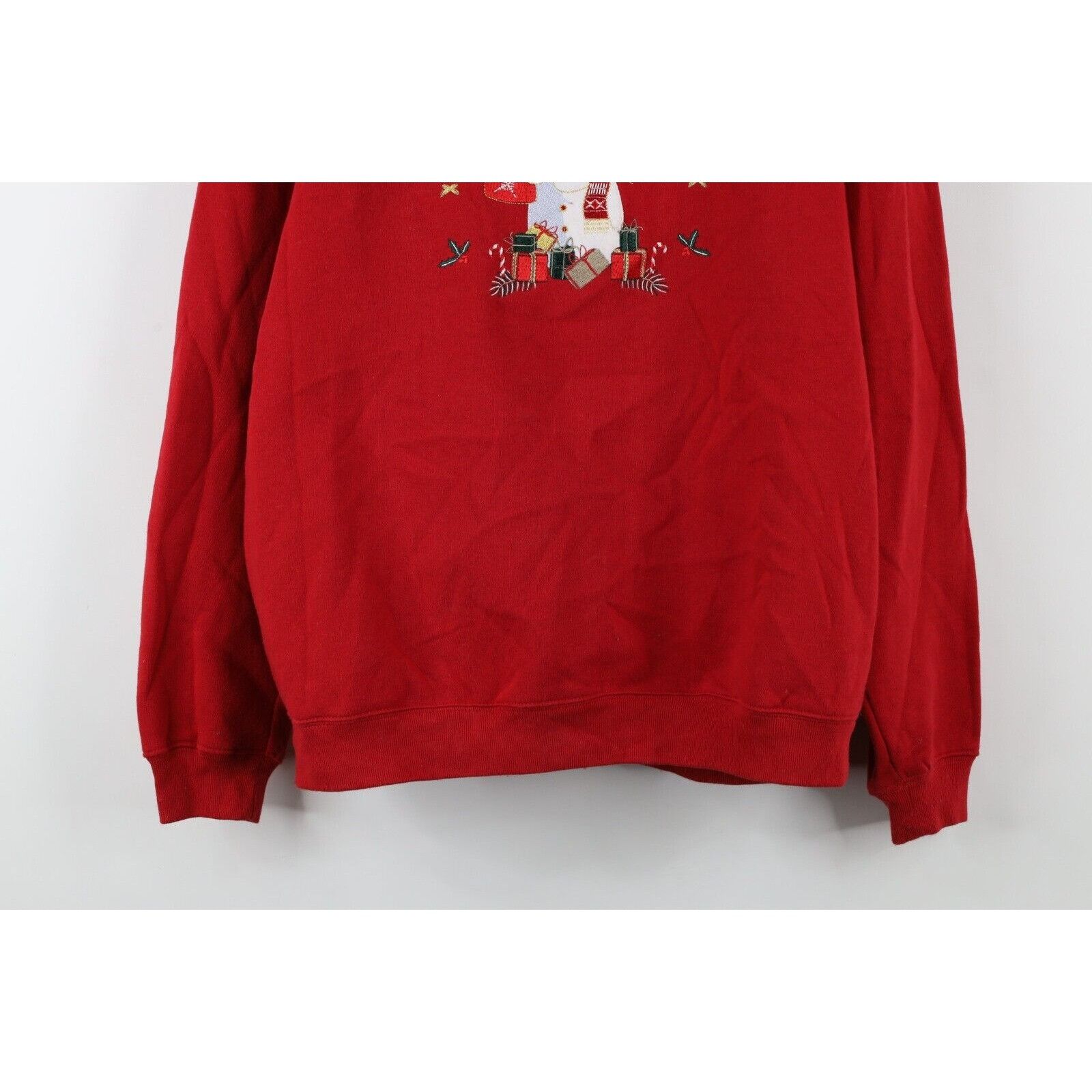 Vintage Vintage 90s Streetwear Womens Medium Faded Christmas Snowman Size M / US 6-8 / IT 42-44 - 3 Thumbnail