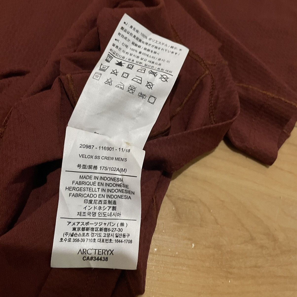 Arc'teryx Arc'teryx red t shirt Size US M / EU 48-50 / 2 - 6 Thumbnail