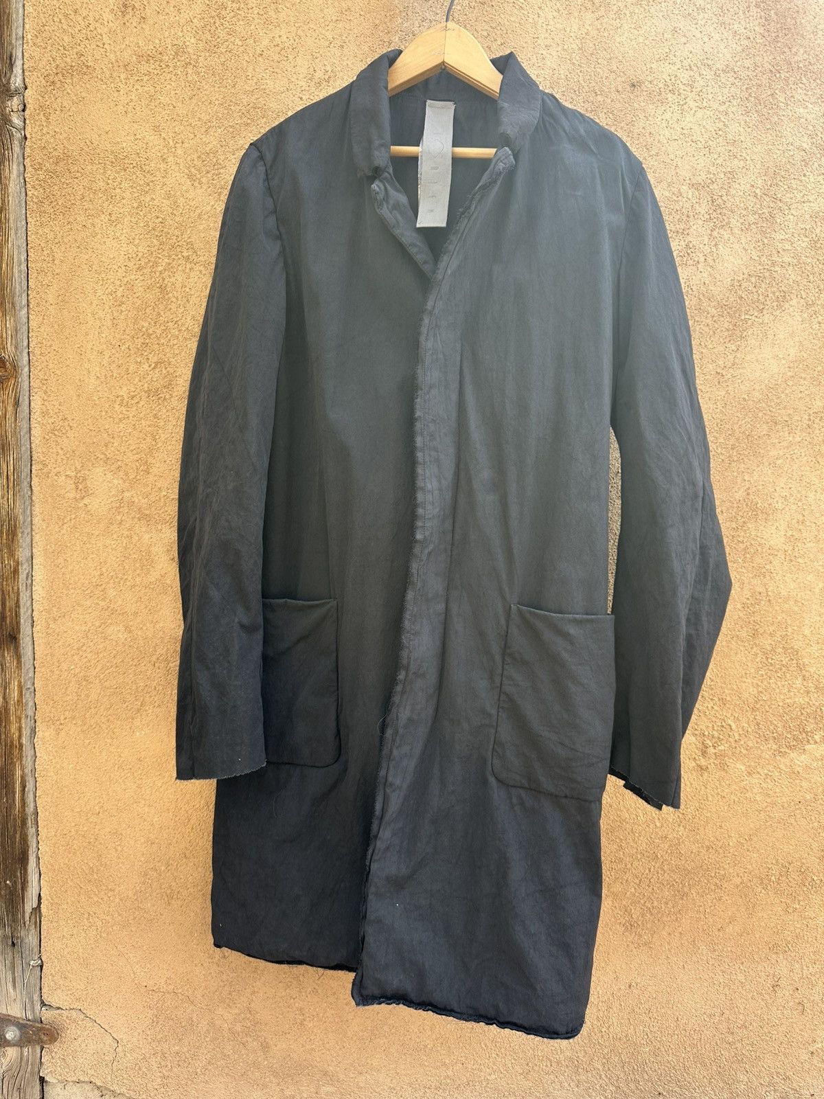 Carpe Diem C Diem Black Cotton Double Coat Jacket Size US M / EU 48-50 / 2 - 1 Thumbnail