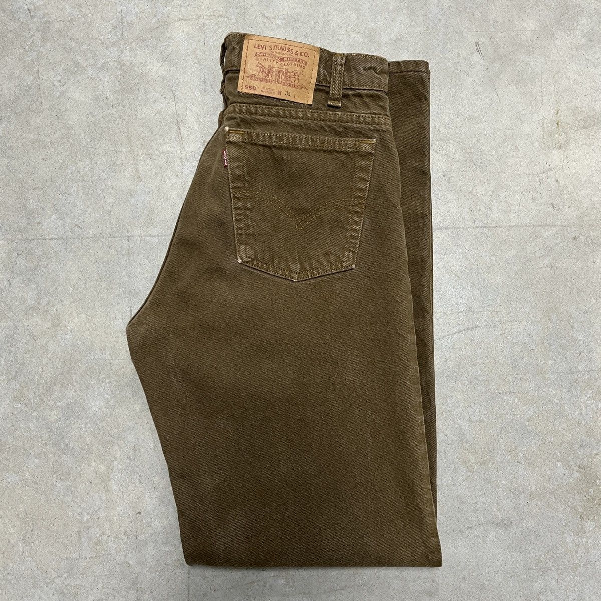 image of Levis x Vintage Levi’S 550 Jeans in Brown, Men's (Size 30)