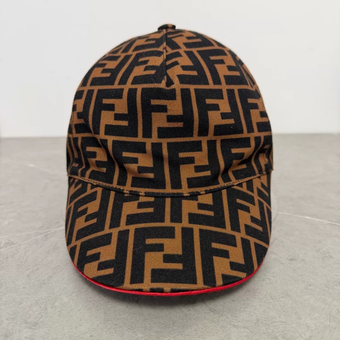 Fendi Fendi Classic Monogram Print Baseball Cap Size ONE SIZE - 1 Thumbnail