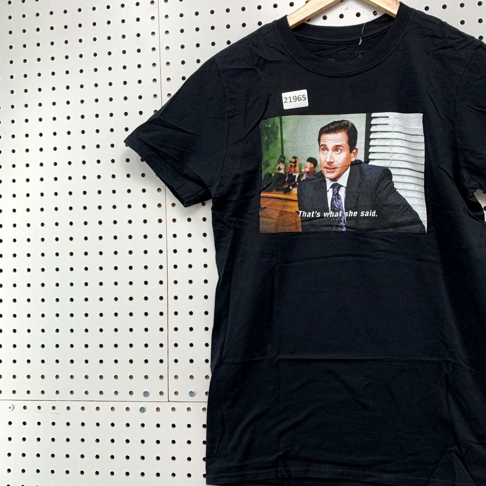 Vintage The OFFICE Shirt Black That’s What She Said Adult Medium 19x28.5 Funny TV TEE Size US M / EU 48-50 / 2 - 3 Thumbnail