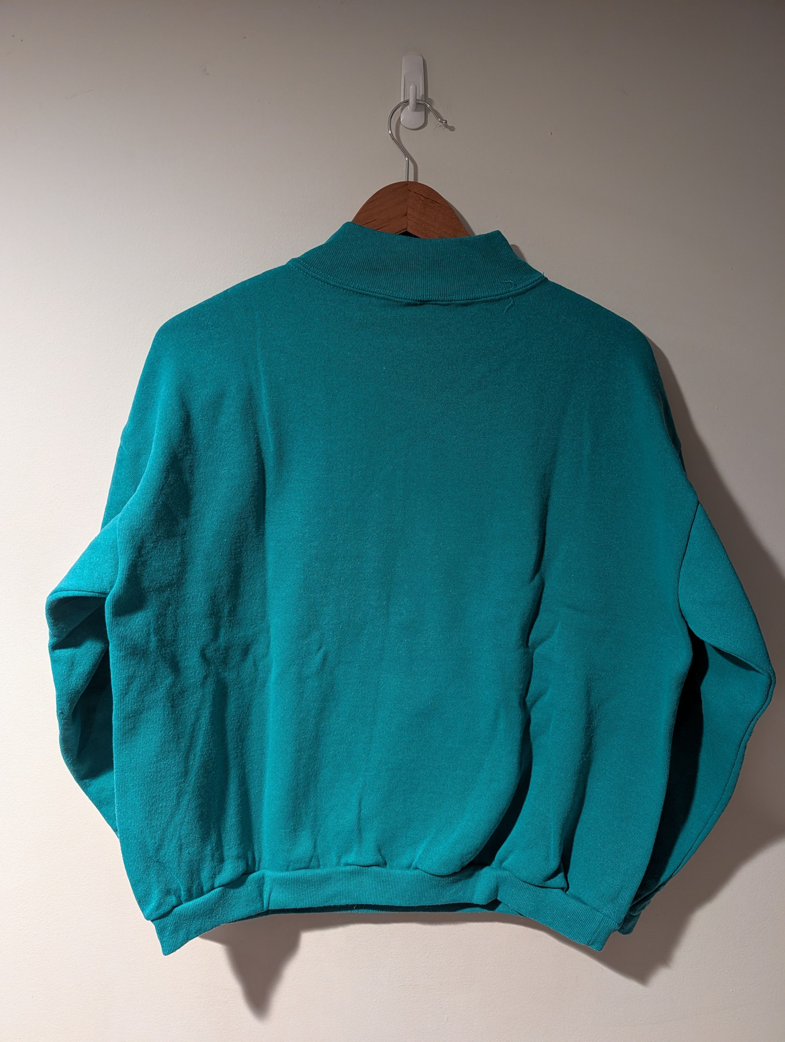 NCAA Vintage 90s Yale University Bulldogs Mock Sweatshirt Woman Size L / US 10 / IT 46 - 4 Thumbnail