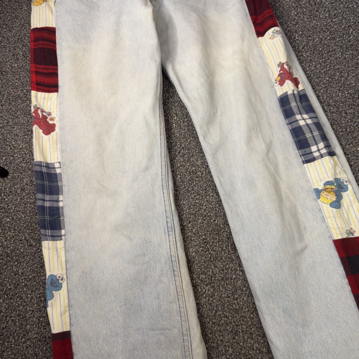 Levi's Vintage 90s Levis Rework Patch Denim W31 Size US 31 - 4 Thumbnail