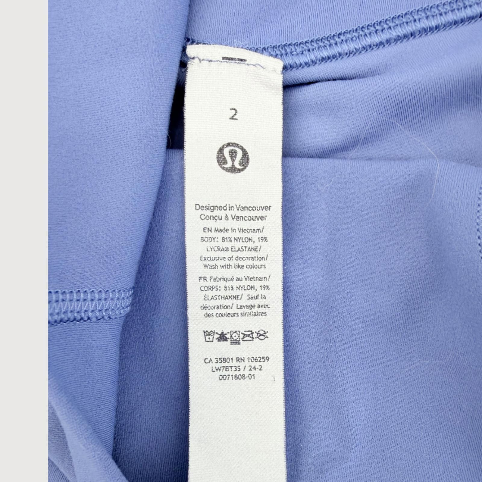 Lululemon Lululemon Align Shorts 6" High Rise Prep Blue 2 Size 26" / US 2 / IT 38 - 4 Thumbnail