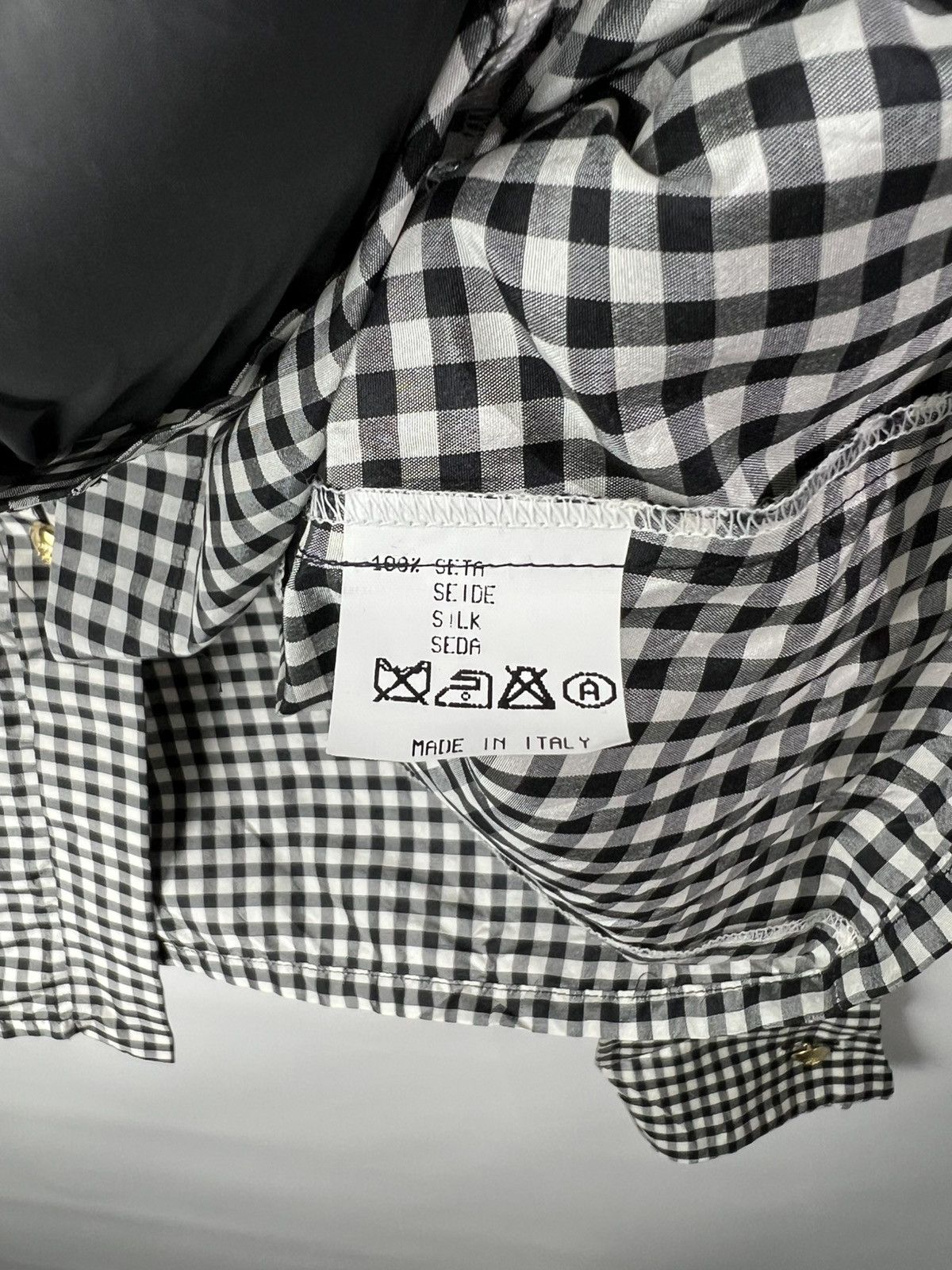 Valentino Vintage y2k 90s luxury Valentino silk striped shirt Size S / US 4 / IT 40 - 5 Thumbnail