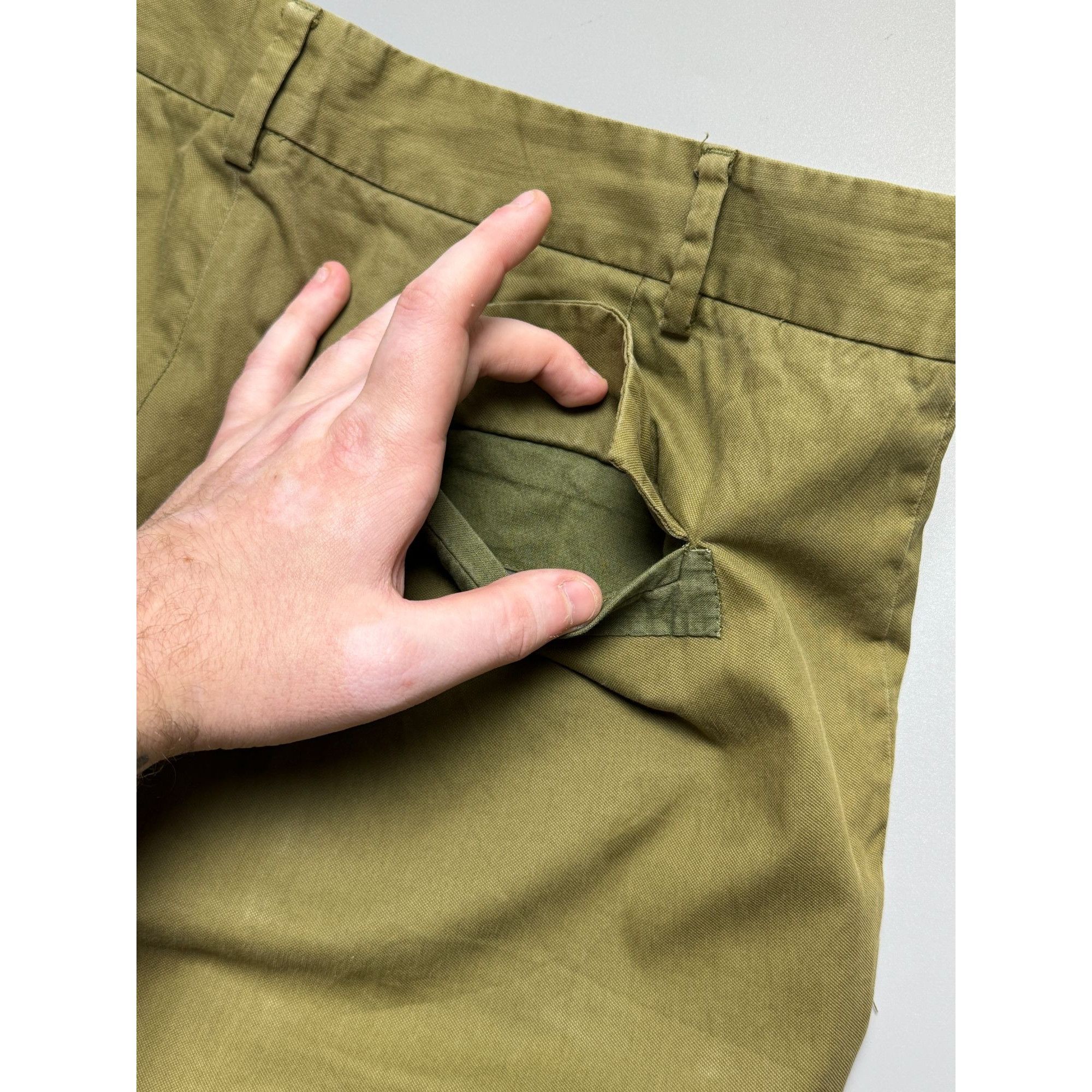 Maison Margiela Maison Martin Margiela Military Style Chino Pants (Y1105) Size US 32 / EU 48 - 11 Thumbnail