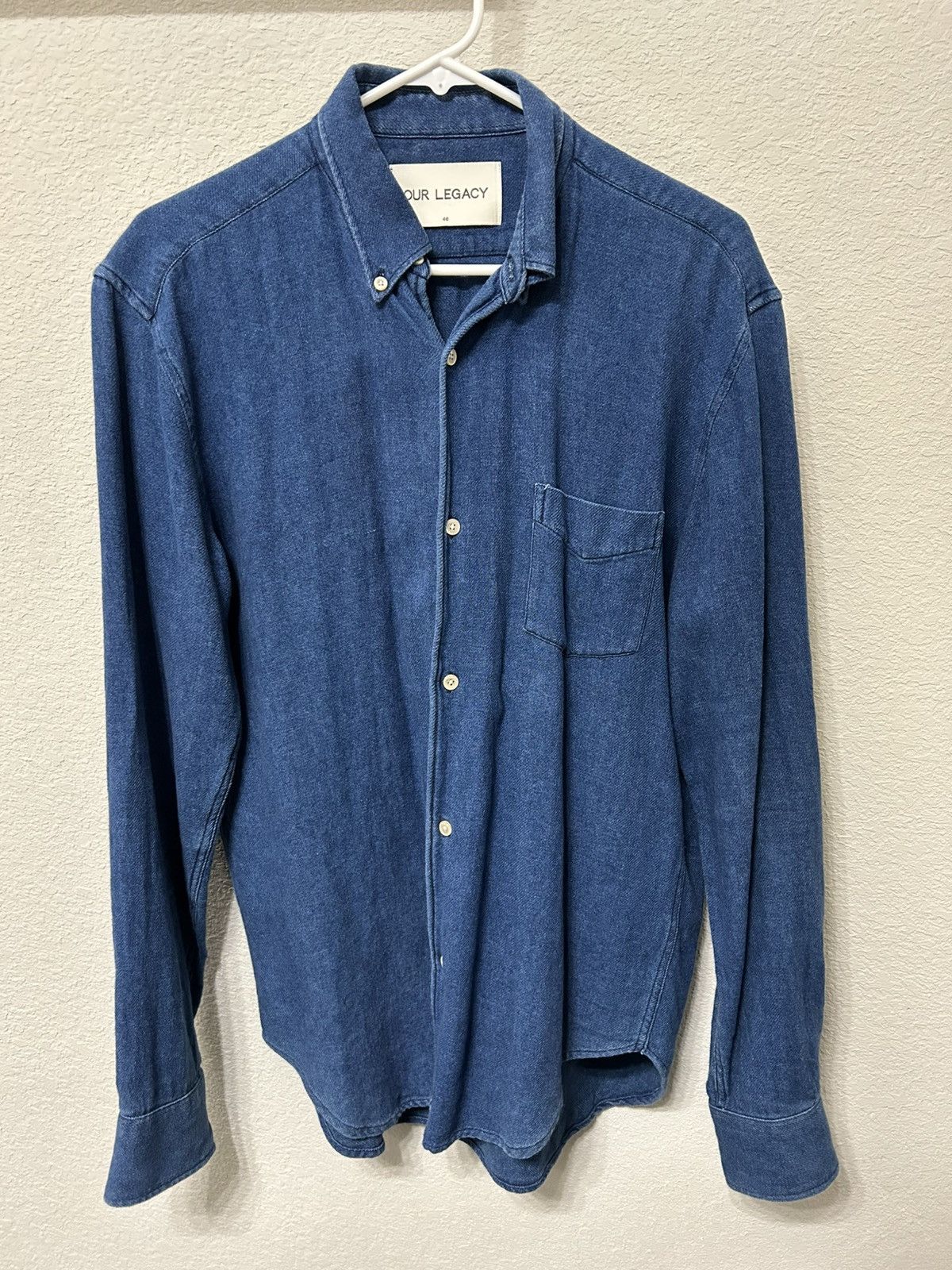 Our Legacy Our Legacy Indigo Shirt Size US M / EU 48-50 / 2 - 1 Thumbnail