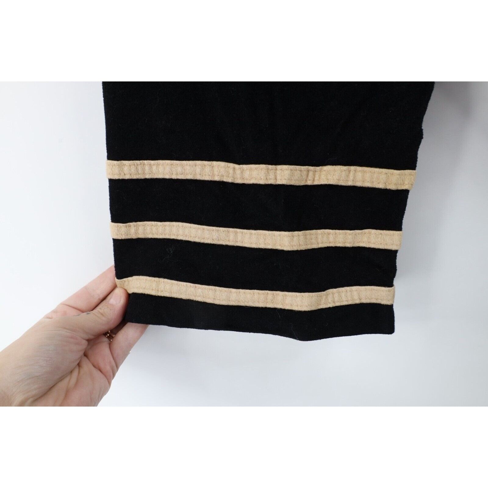 Vintage Vintage 60s 70s Streetwear Striped Velour Belted Robe Size US L / EU 52-54 / 3 - 5 Thumbnail