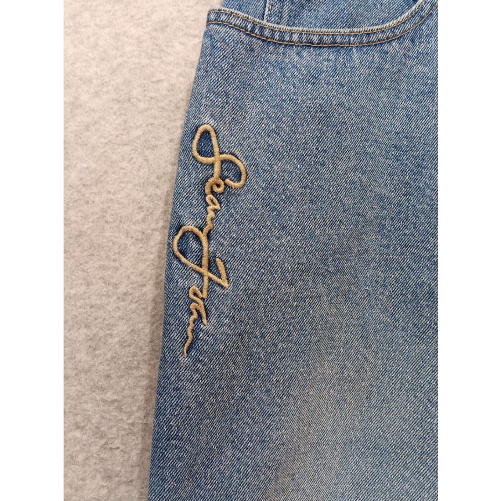 Sean John VINTAGE Sean John Jeans 38x32 Blue Denim Wide-Leg Hip Hop Street Wear Mens Jeans Size US 38 / EU 54 - 4 Thumbnail