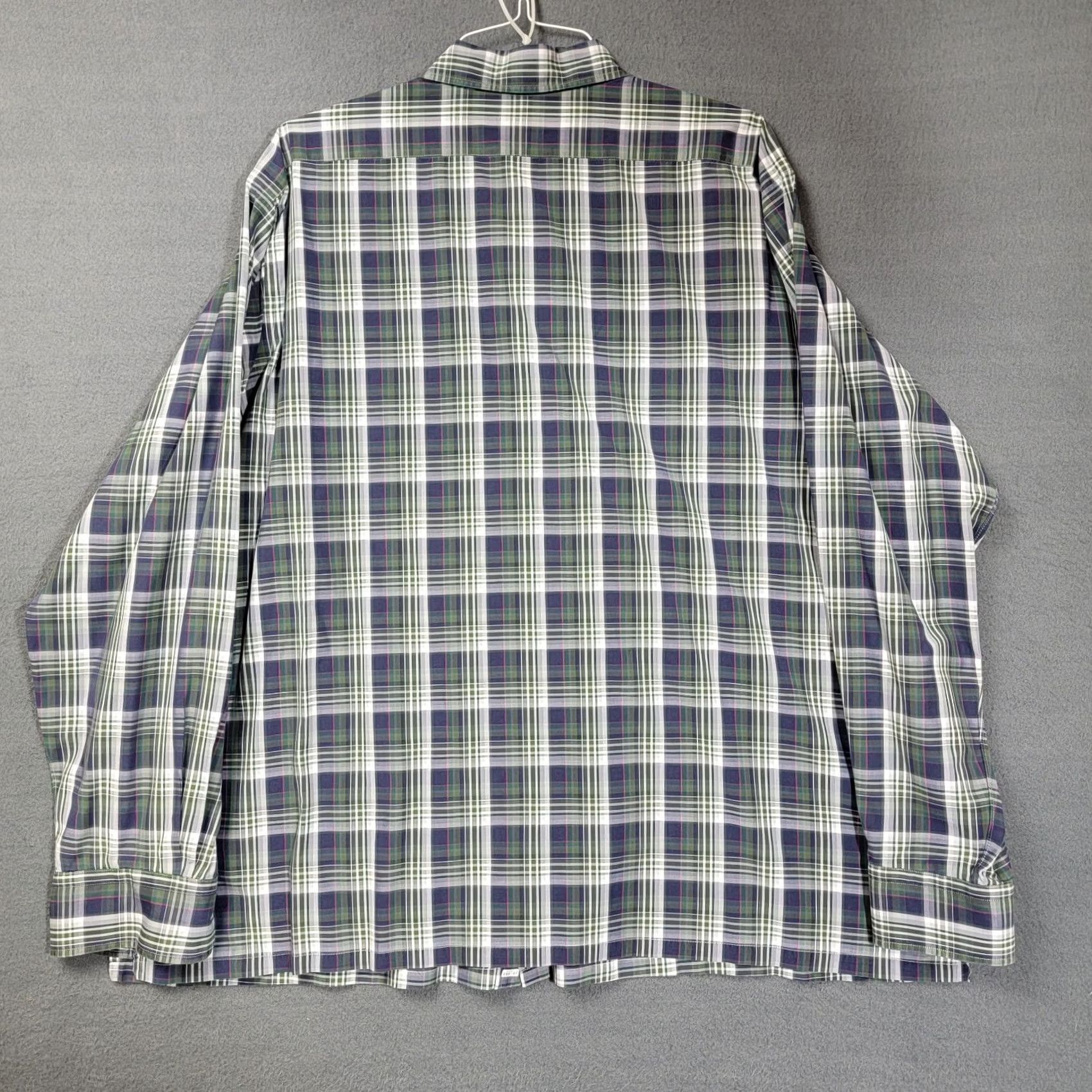 Hamilton Hamilton Button Shirt Mens 3XL Long Sleeve plaid Casual Button-Down Shirt Size US XXL / EU 58 / 5 - 5 Thumbnail