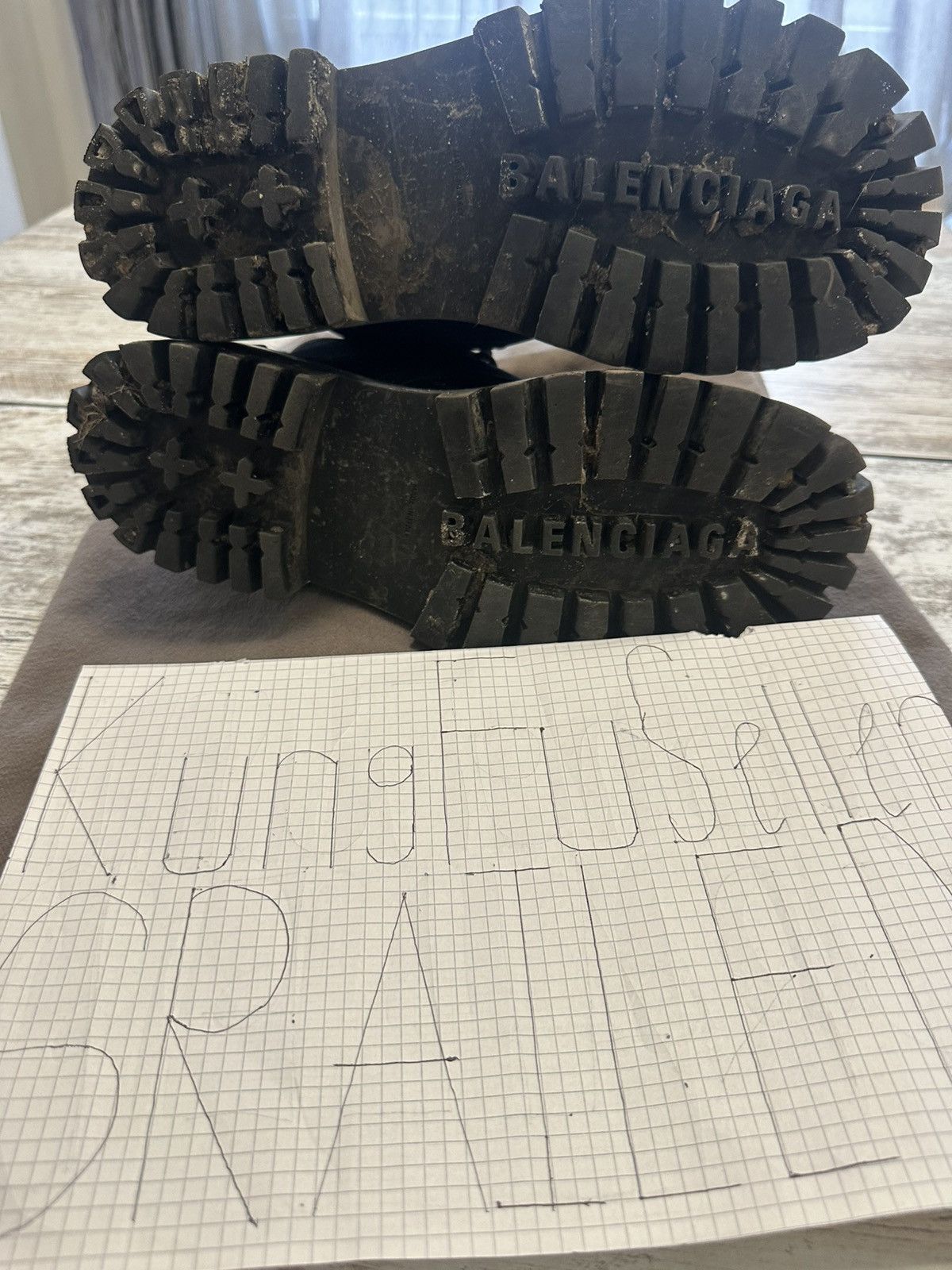 Balenciaga Balenciaga Strike Painted Boots Size US 7.5 / EU 40-41 - 9 Thumbnail