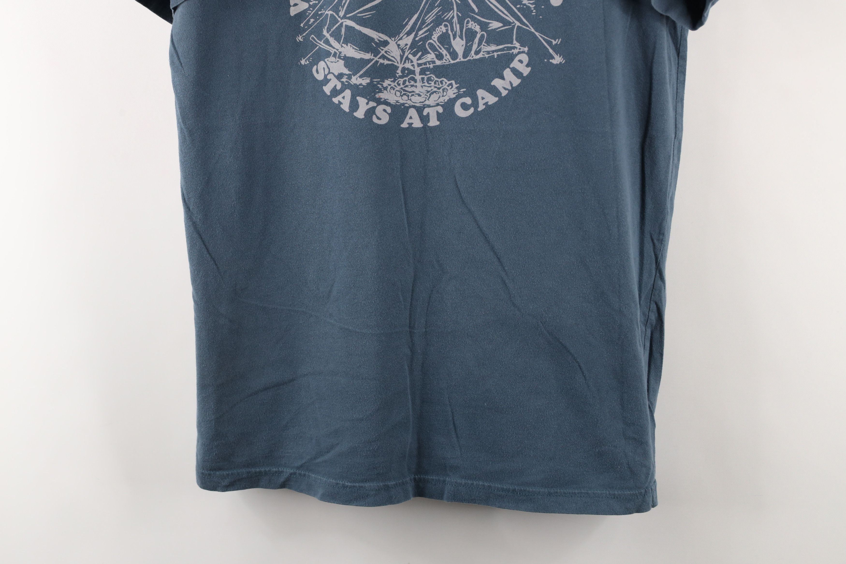 The North Face × Vintage Vintage The North Face Out What Happens At Camp T-Shirt Size US M / EU 48-50 / 2 - 3 Thumbnail