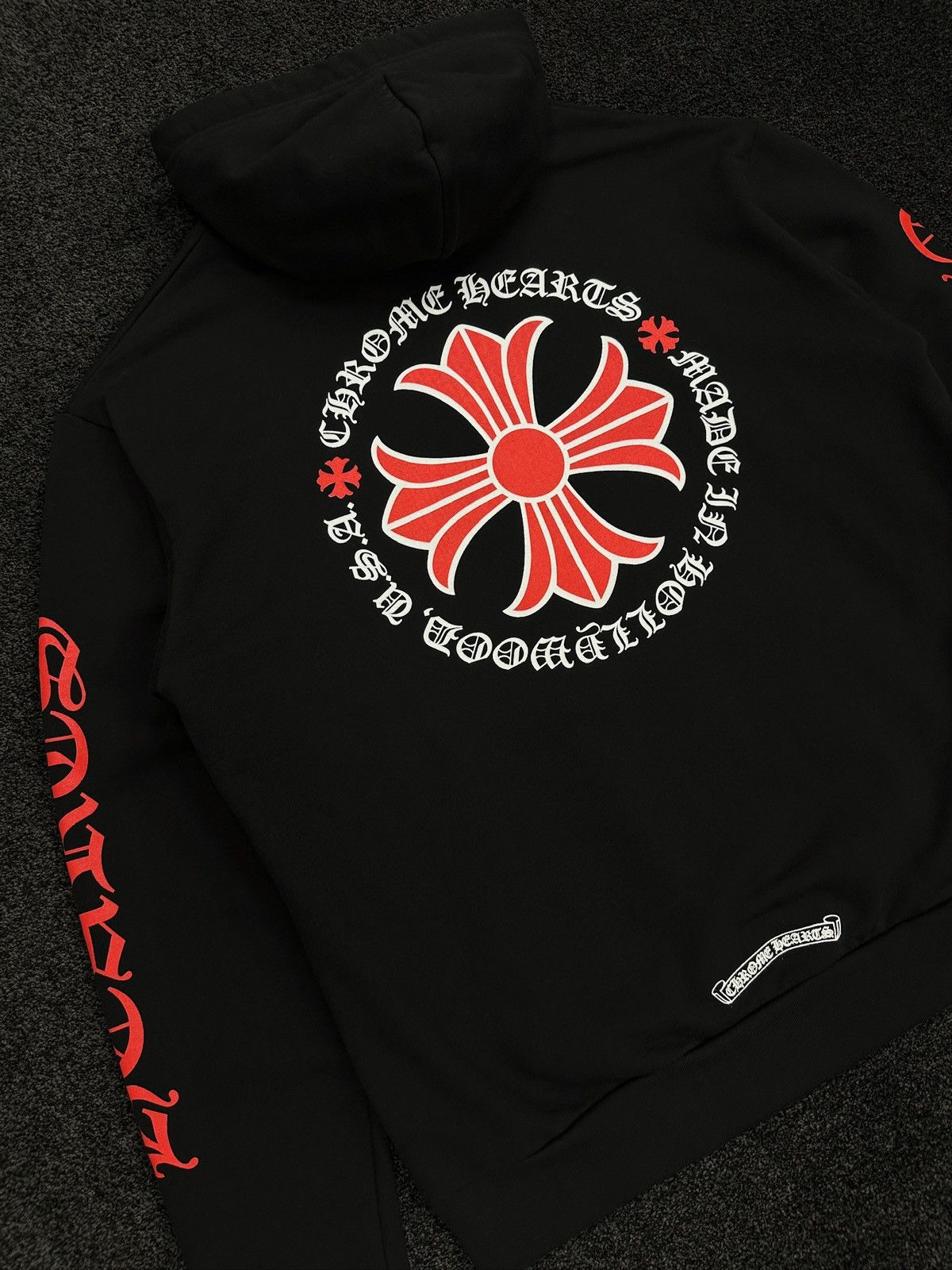 Chrome Hearts Chrome Hearts Plus Logo Hoodie Black Red Size US S / EU 44-46 / 1 - 5 Thumbnail
