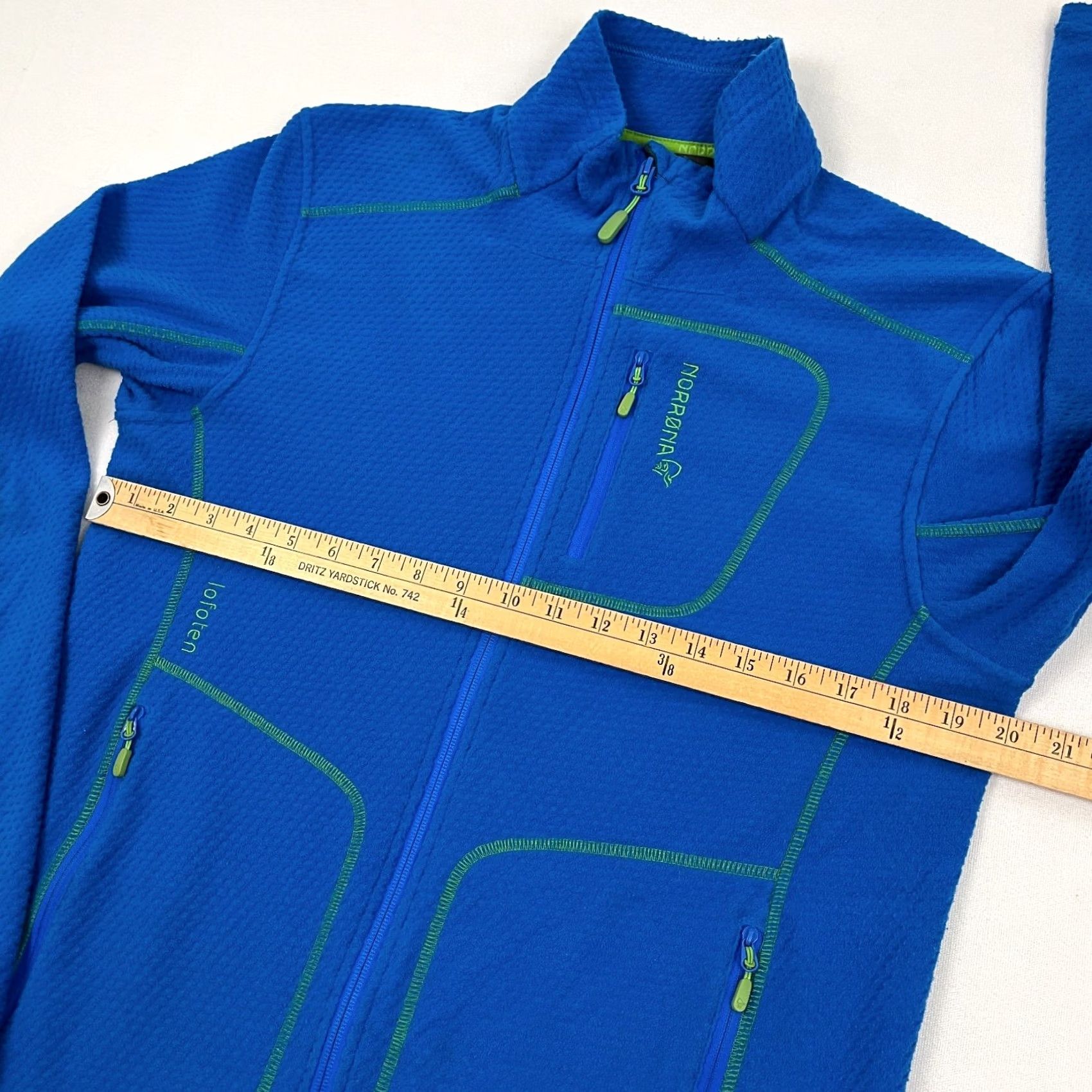 Vintage Norrona Lofoten Warm 1 Jacket Men M Blue Fleece Full Zip Outdoor Midlayer Hiking Shirt Size US M / EU 48-50 / 2 - 7 Thumbnail