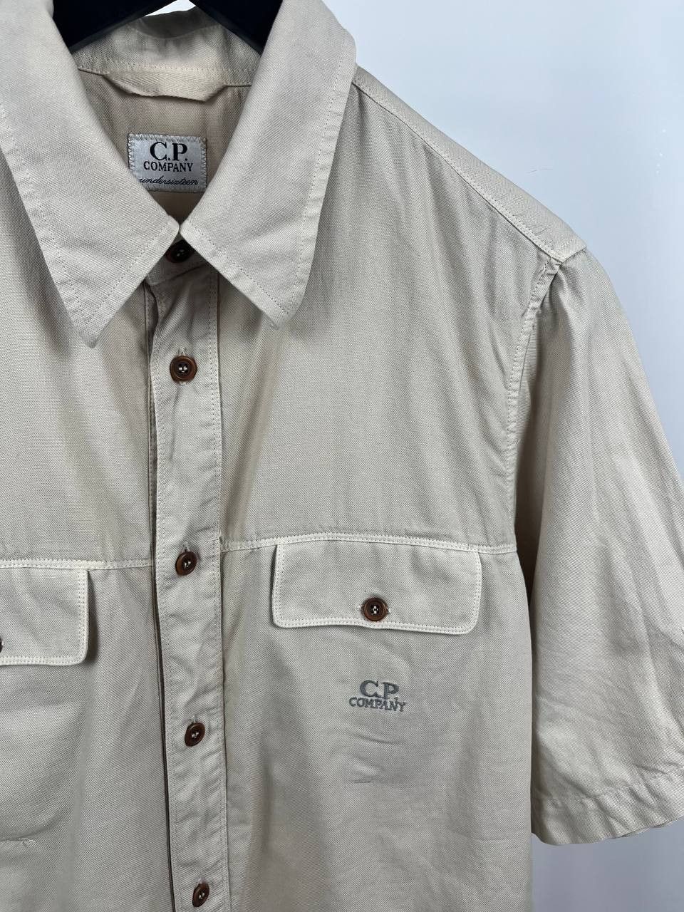 C.P. Company C.P. Company Undersixteen Vintage Logo Shirt Size 16/176 Size US S / EU 44-46 / 1 - 3 Thumbnail