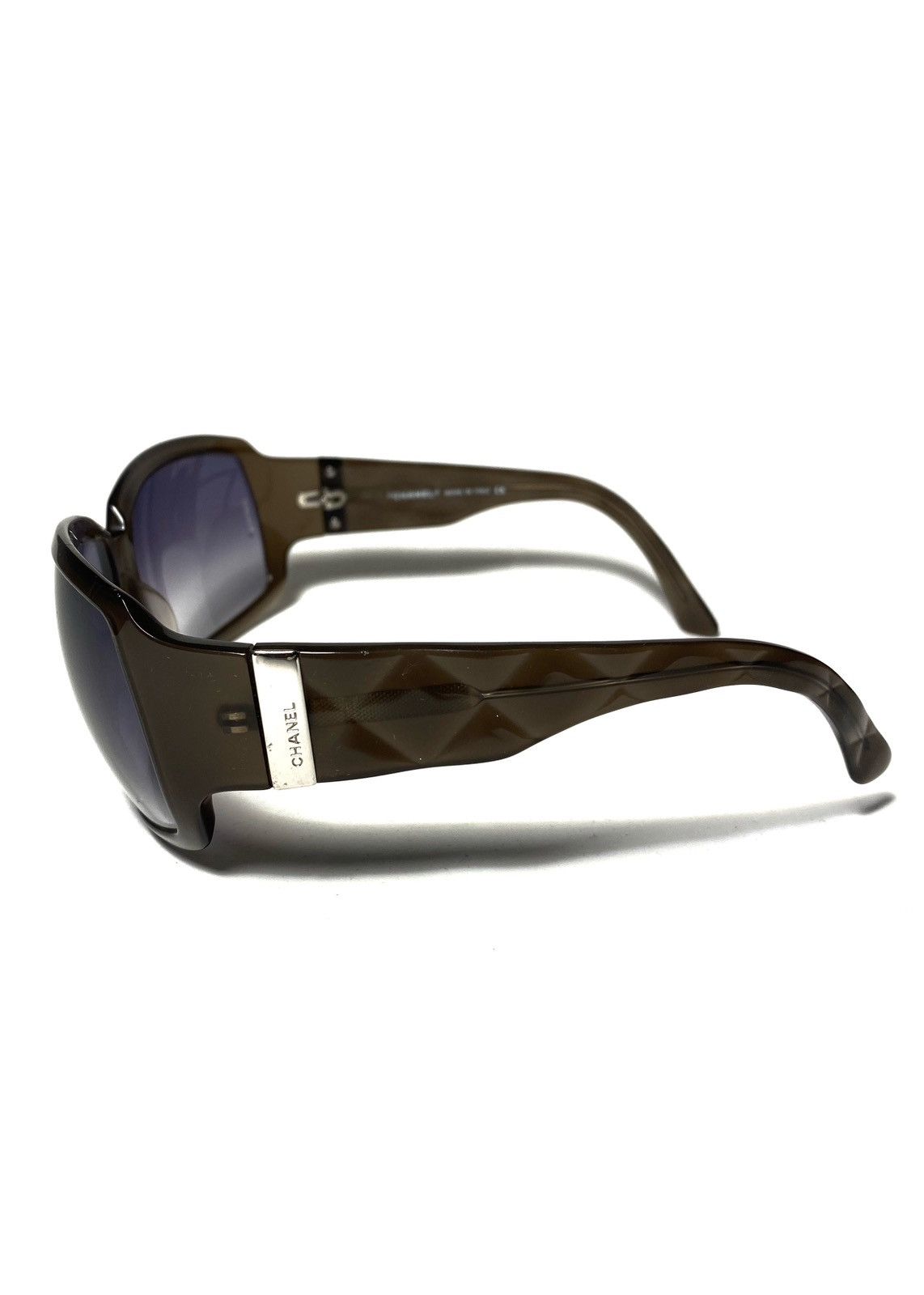 Chanel × Vintage Silver Logo Vintage Chanel Sunglasses Size ONE SIZE - 3 Thumbnail
