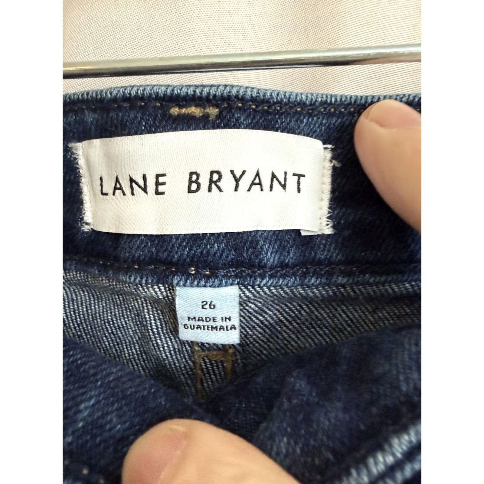 Vintage Lane Bryant Mid Rise Boyfriend Capri Flex Magic Waistband Size 26 Med Wash Jeans Women Size ONE SIZE - 3 Thumbnail