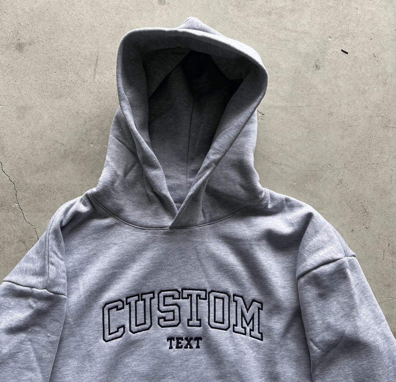 Prolific Custom Arched Text With any Logo Hoodie Size US S / EU 44-46 / 1 - 3 Thumbnail