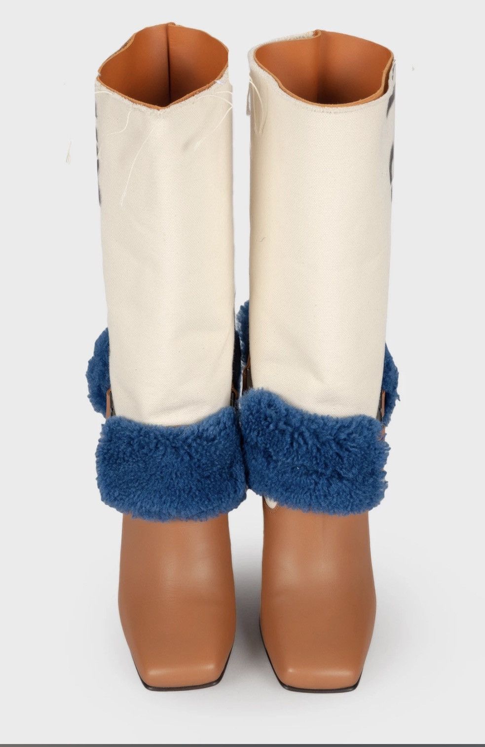 Off-White Off white Boots for Riding Size US 8 / IT 38 - 2 Thumbnail