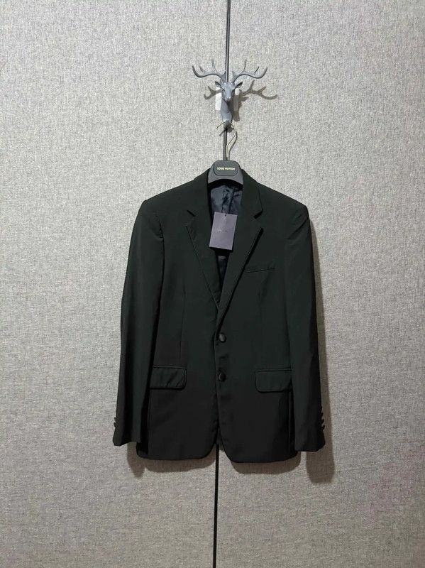 Prada Prada Wool Men's Black Blazer Size US M / EU 48-50 / 2 - 1 Thumbnail