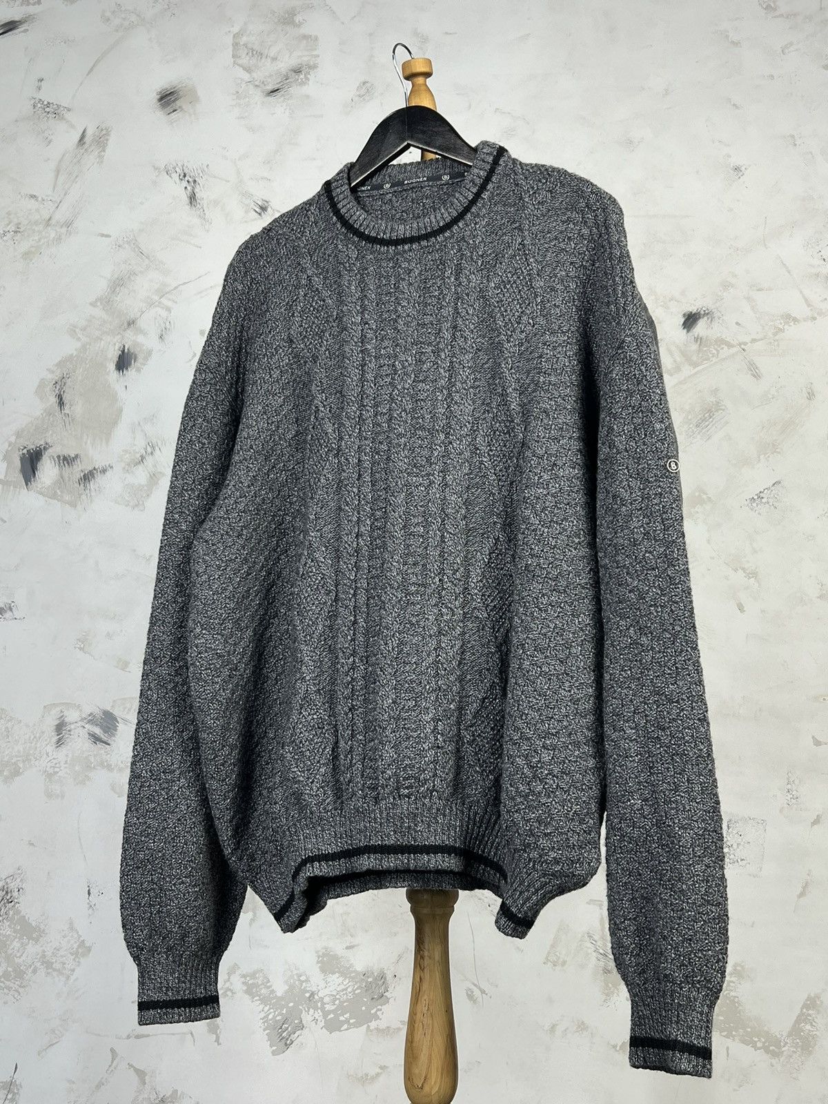Bogner Vintage Bogner Wool Knit Sweater Size 44 L - XL Size US XL / EU 56 / 4 - 1 Thumbnail