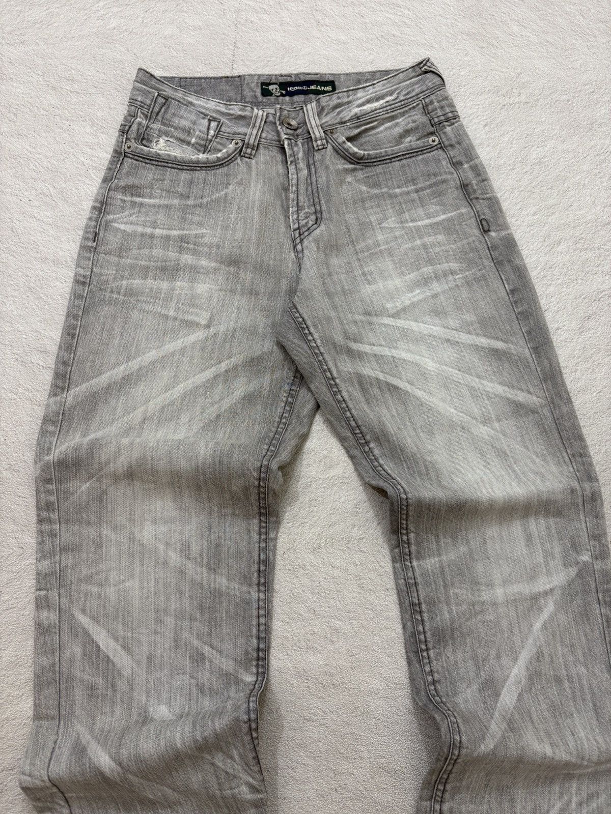 Number (N)ine 2000s Ignii japan skull smokewash Denim y2k style Size US 28 / EU 44 - 2 Thumbnail