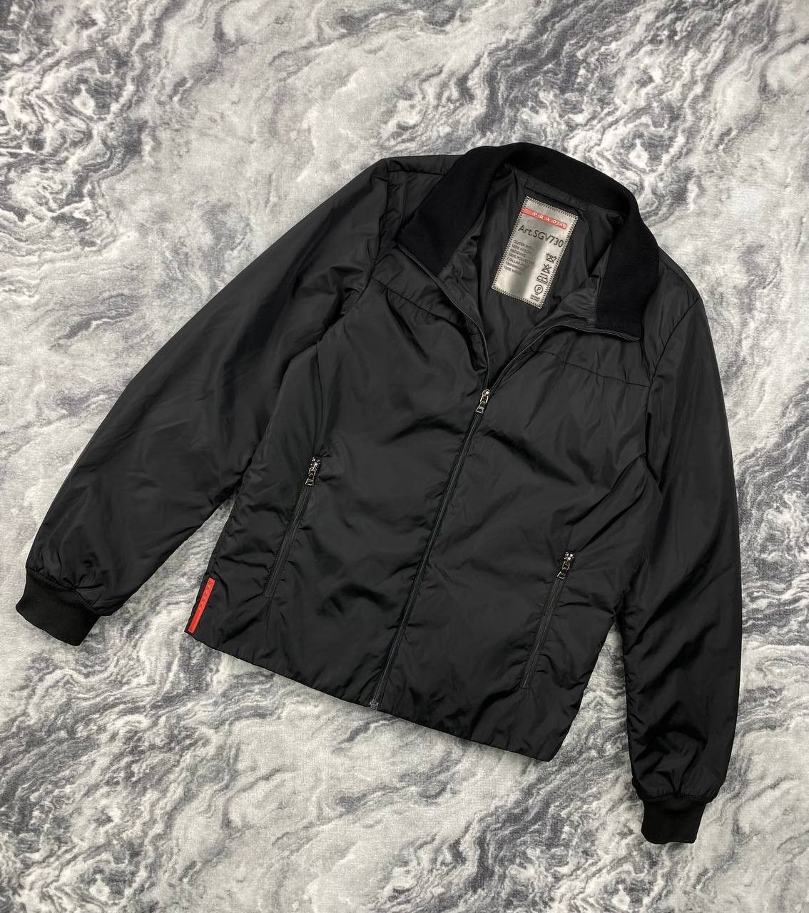 Prada Prada Sport SGV730 Nylon Padded Liner Bomber Jacket Men Size US M / EU 48-50 / 2 - 1 Thumbnail