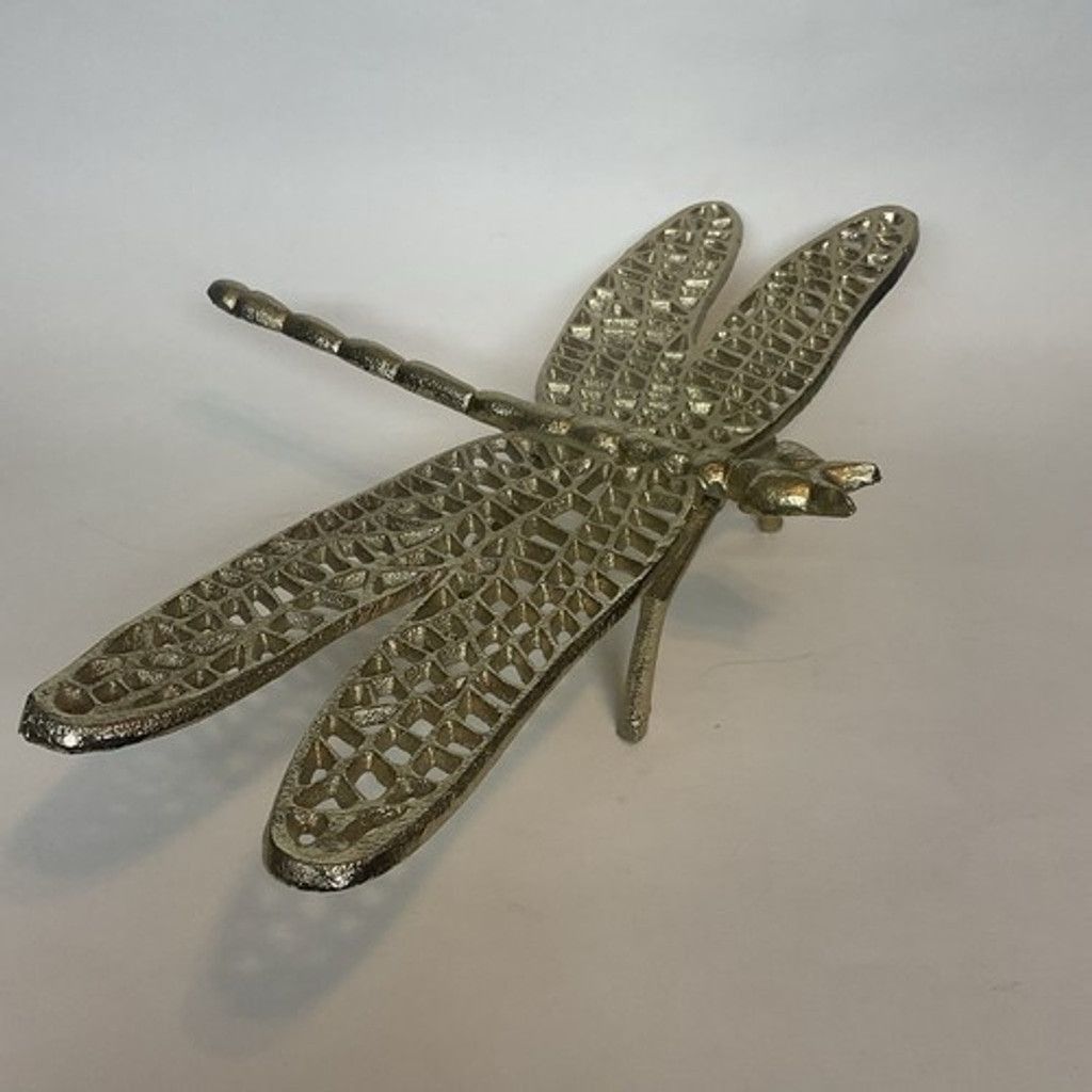 The Unbranded Brand Home Decorating Insect Large Metal Dragonfly Figure Decor Size ONE SIZE - 1 Thumbnail