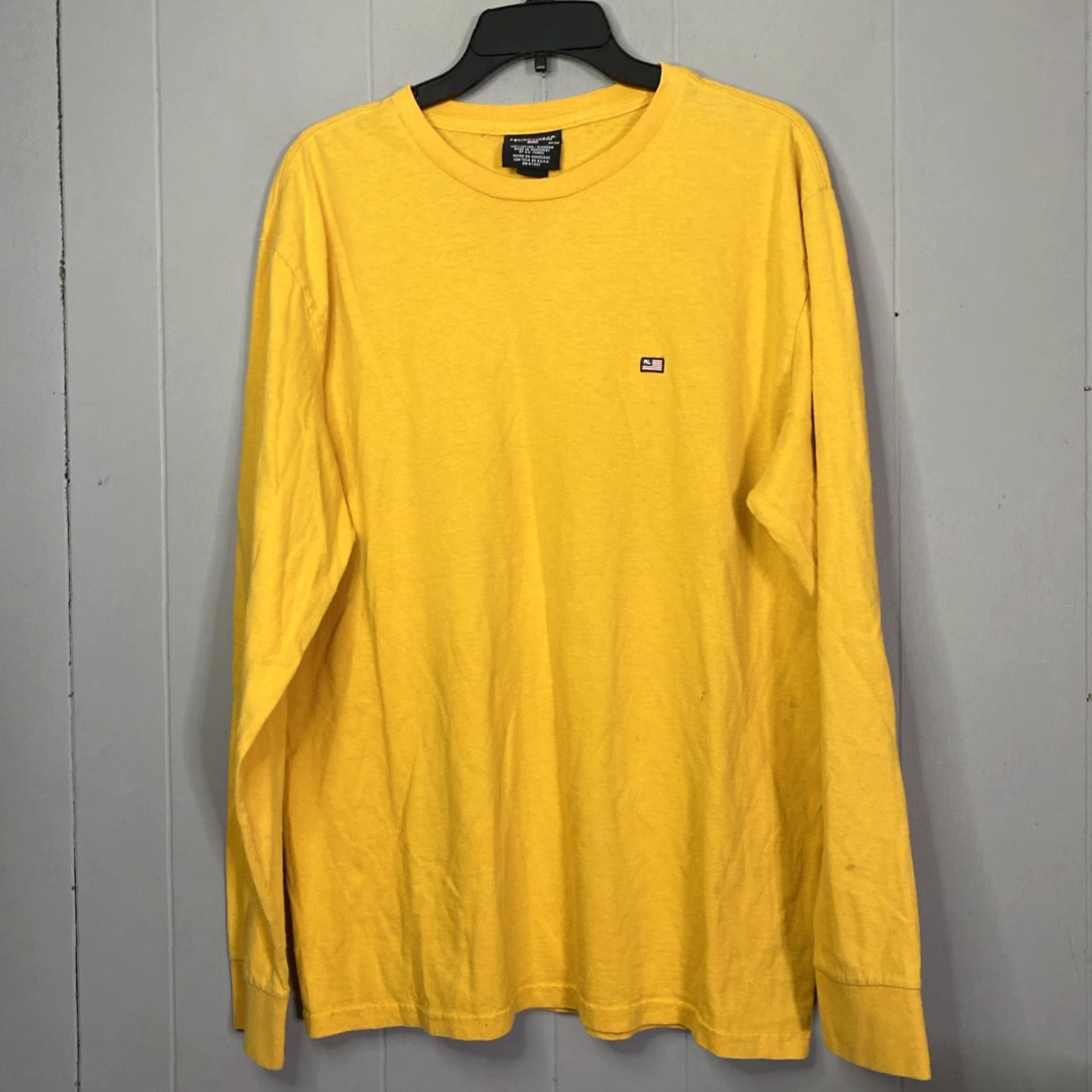 Ralph Lauren VINTAGE Ralph Lauren Polo Jeans Co Long Sleeve Shirt M Mens Yellow 90s Y2K Size US M / EU 48-50 / 2 - 3 Thumbnail