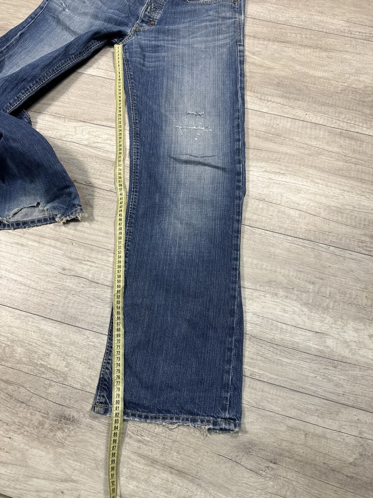 If Six Was Nine Vintage Diesel Jeans Big Logo Distressed Baggy japanese 90s Size US 32 / EU 48 - 10 Thumbnail