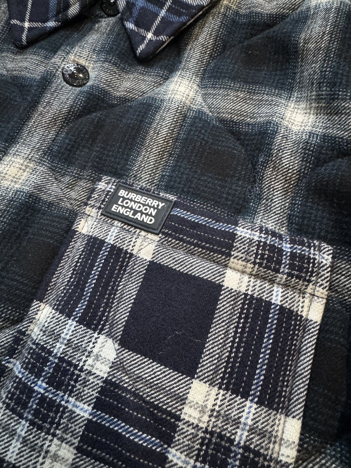Burberry Burberry Virgin Wool Plaid Print Jacket Size US M / EU 48-50 / 2 - 4 Thumbnail