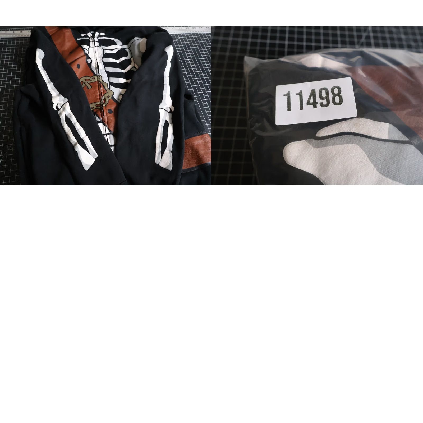 Disney Disney Parks Authentic Pirates Caribbean Skeleton Hoodie Adult Medium Black Zip Sweatshirt Size US M / EU 48-50 / 2 - 9 Thumbnail