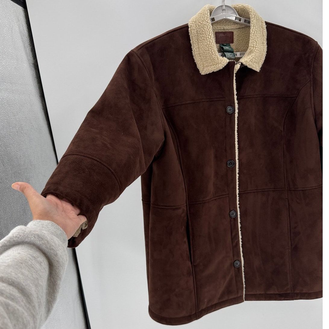 Lauren Ralph Lauren Ralph Lauren faux suede Sherpa lined coat size 3XL classic Size 3XL / US 20-22 - 6 Thumbnail