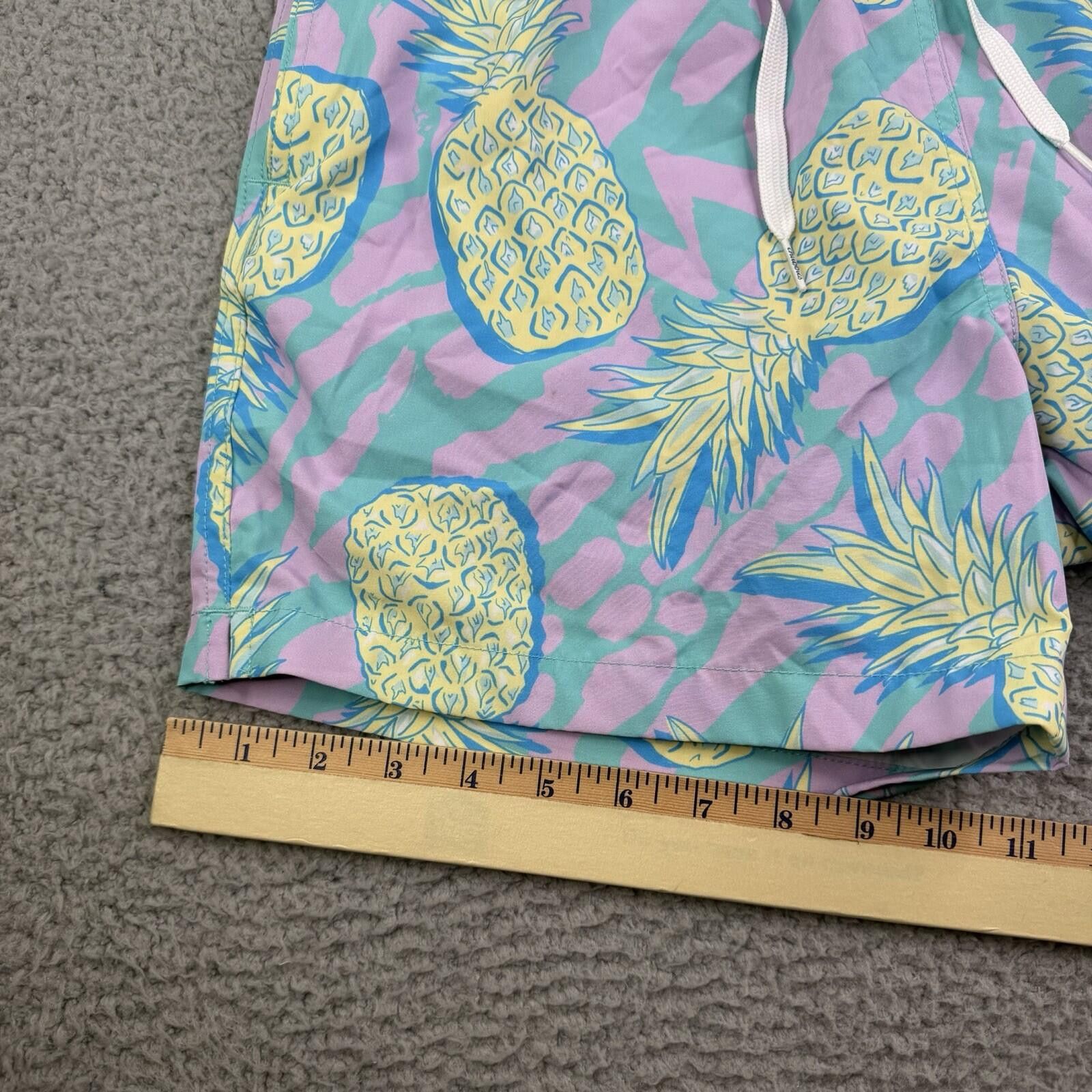 Chubbies Chubbies Pineapple Swim Trunks Men's M (29x5.5) Lined Size US 32 / EU 48 - 8 Thumbnail