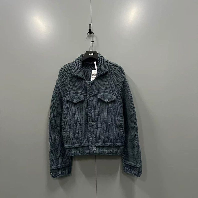 Louis Vuitton Louis Vuitton Dark Green Cardigan sweater 2501-Nextarrow Size US S / EU 44-46 / 1 - 1 Thumbnail