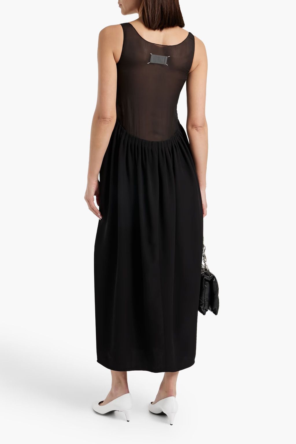 Maison Margiela o1y0625 Maxi Dress in Black Size S / US 4 / IT 40 - 3 Thumbnail
