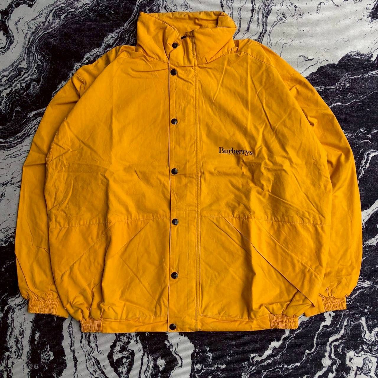 Burberry Vintage 90s Burberrys Yellow Windbreaker Jacket Size US L / EU 52-54 / 3 - 1 Thumbnail