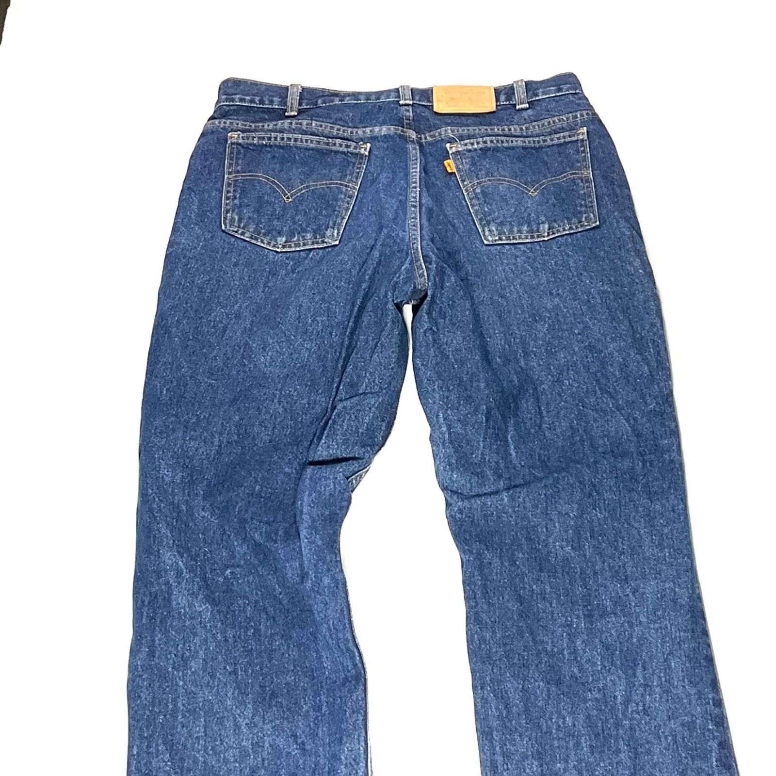 Levi's × Vintage VTG 1980’s Levi’s Orange Tag Straight Leg Denim Jeans 30x34 Size US 32 / EU 48 - 12 Thumbnail