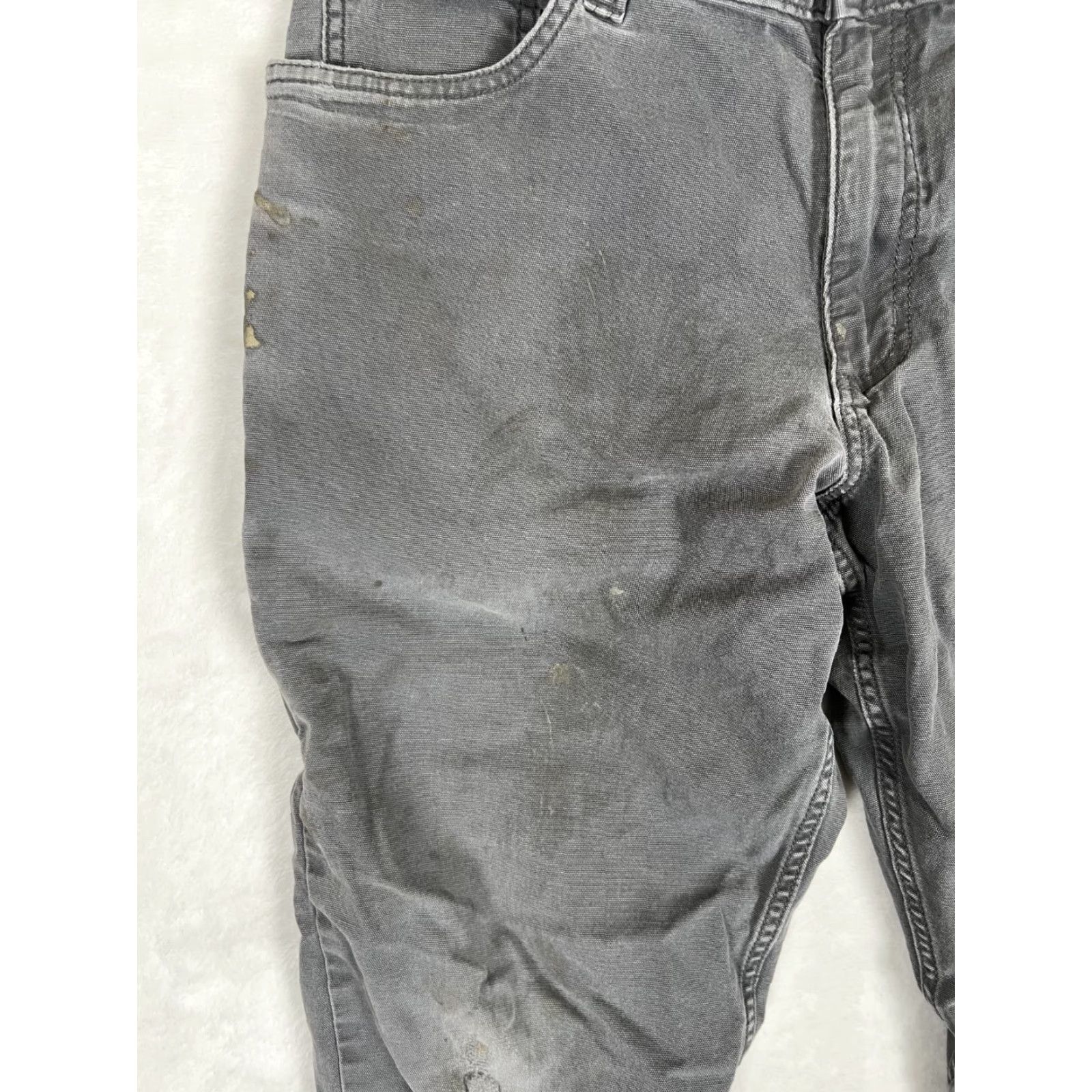 Dickies VINTAGE Dickies Carpenter Pants Gray 34x30 Workwear 90s Grunge USA Mens Straight Pants Size US 34 / EU 50 - 3 Thumbnail