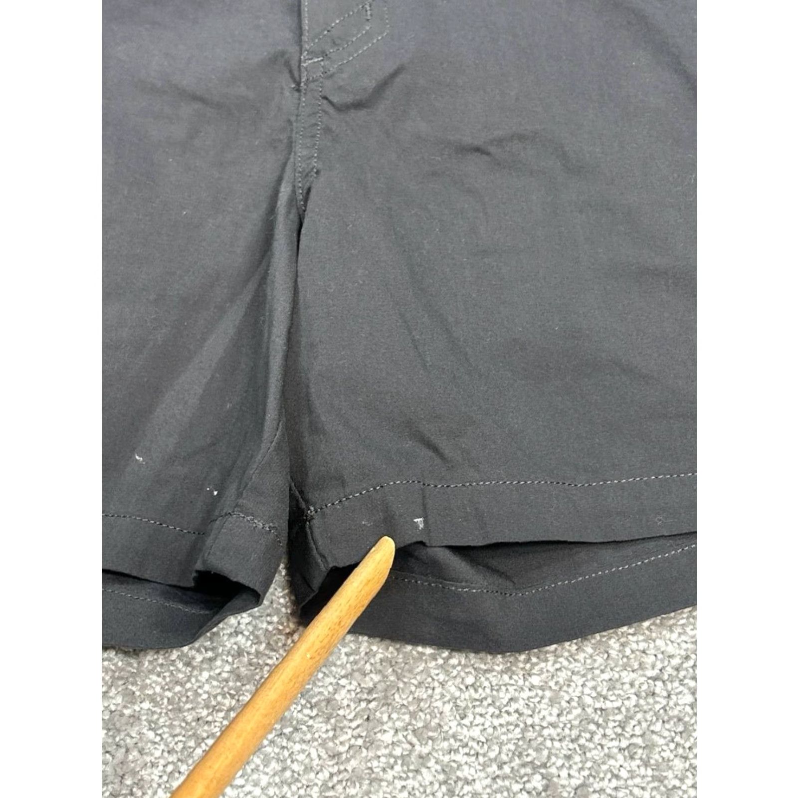Vintage 5 11 Tactical Chino Shorts Womens 12 Black Denim Logo Cotton High Rise Hiking Size 34" / US 12 / IT 48 - 3 Thumbnail