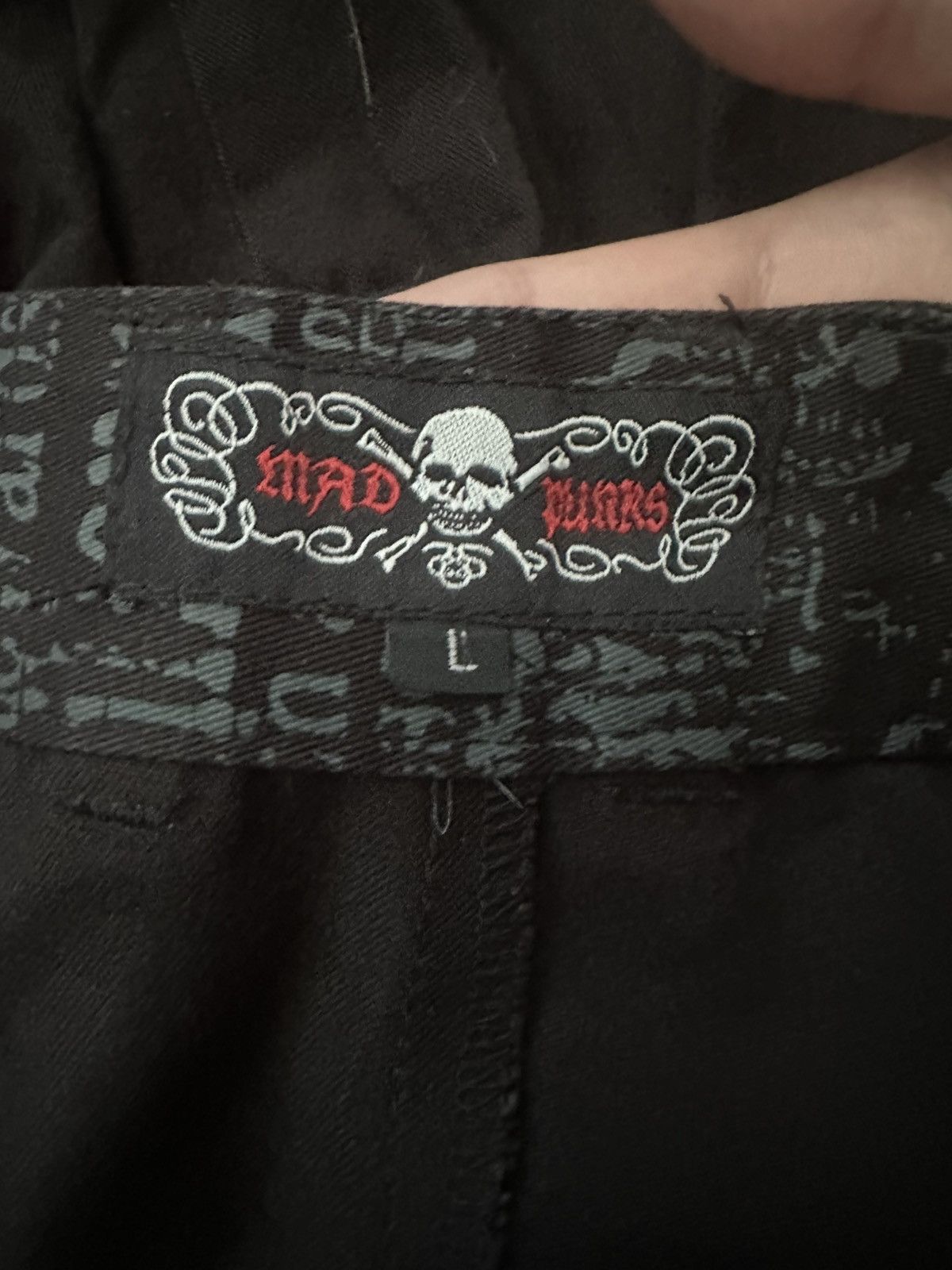 Tornado Mart Mad punks black capris Size US 32 / EU 48 - 2 Thumbnail