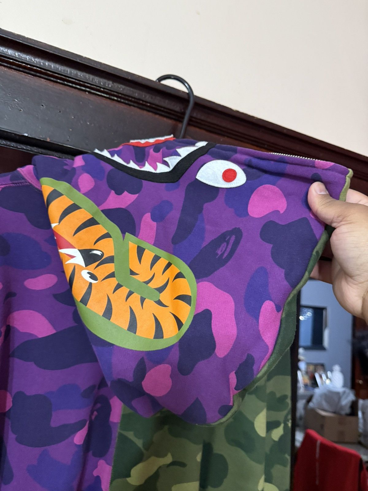 Bape Bape Half Camo Half Purple Size XXL Size US XXL / EU 58 / 5 - 9 Thumbnail