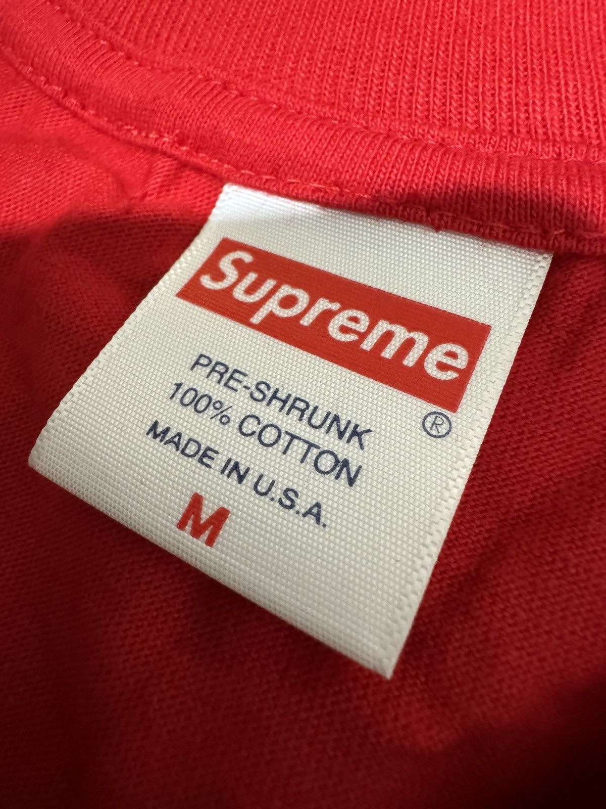 Supreme Supreme SS2021 Raphael Tee Medium (Red) Size US M / EU 48-50 / 2 - 2 Thumbnail