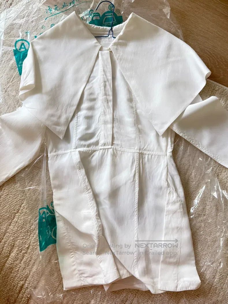 Jil Sander size 30 Runway White Shirt
