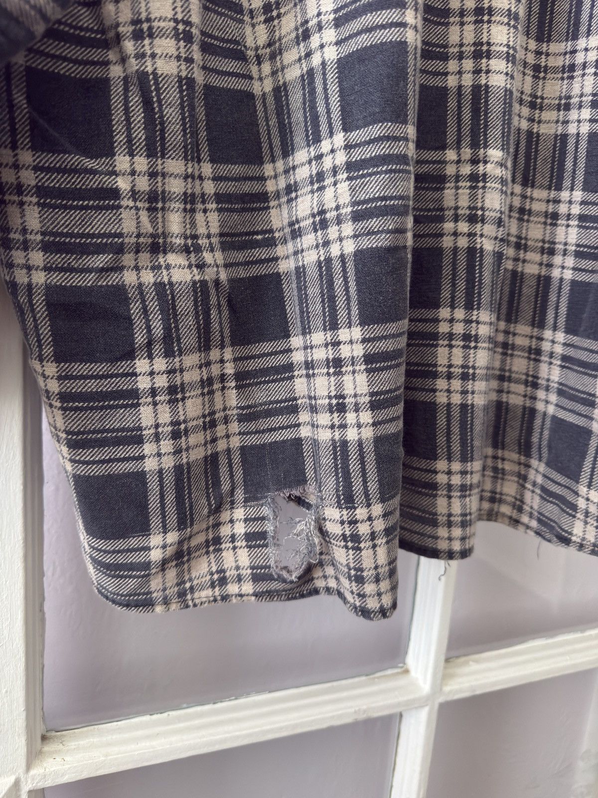 Vintage Sunfaded & Distressed Grunge Flannel Size US XL / EU 56 / 4 - 5 Thumbnail