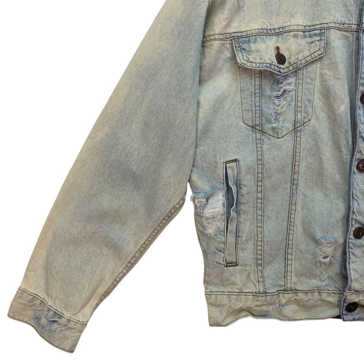Zara 💥Zara Denim Man Distressed Jacket Size US M / EU 48-50 / 2 - 7 Thumbnail