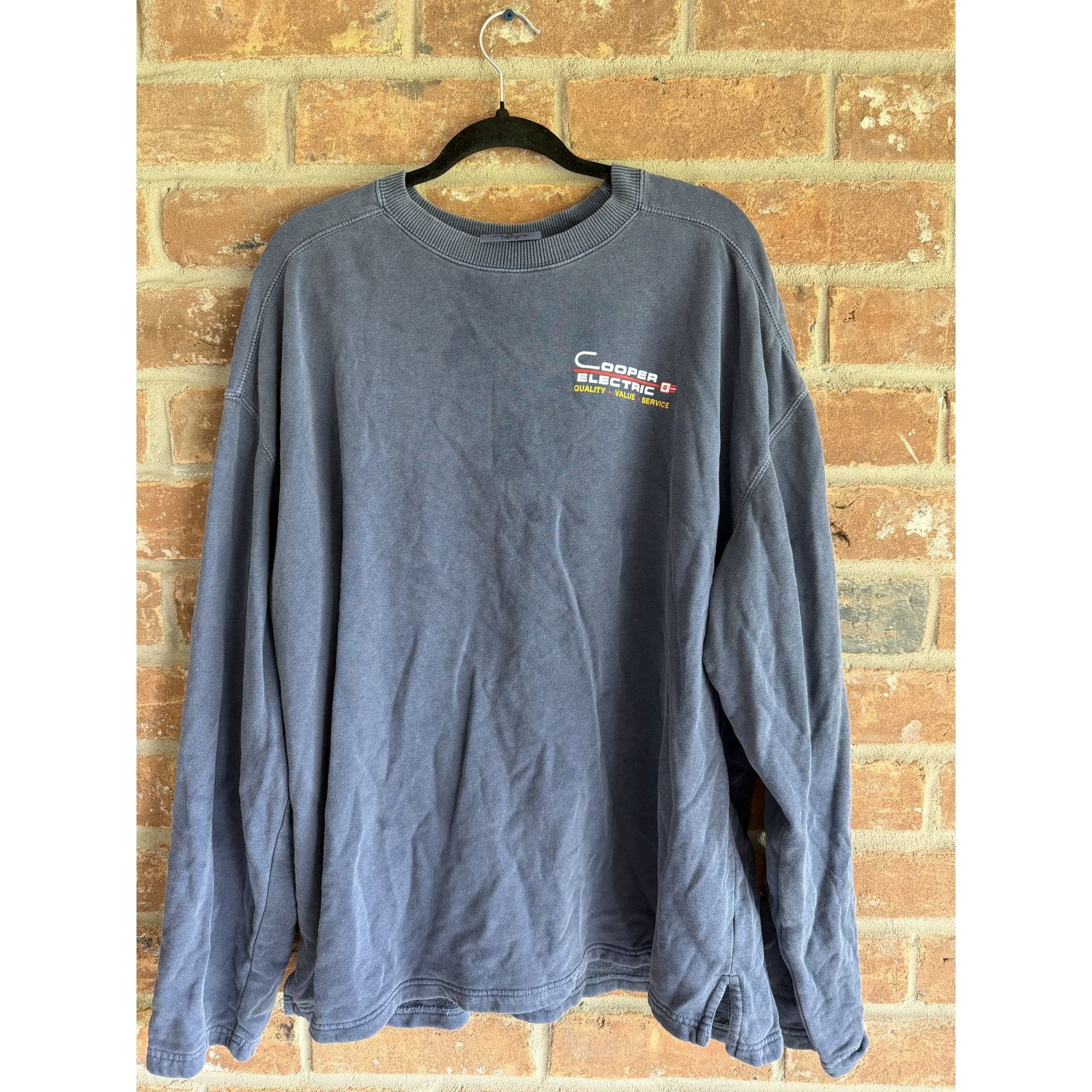 Authentic Pigment Vintage Cooper Electric Pigment Dyed LS Shirt XL Size US XL / EU 56 / 4 - 1 Thumbnail
