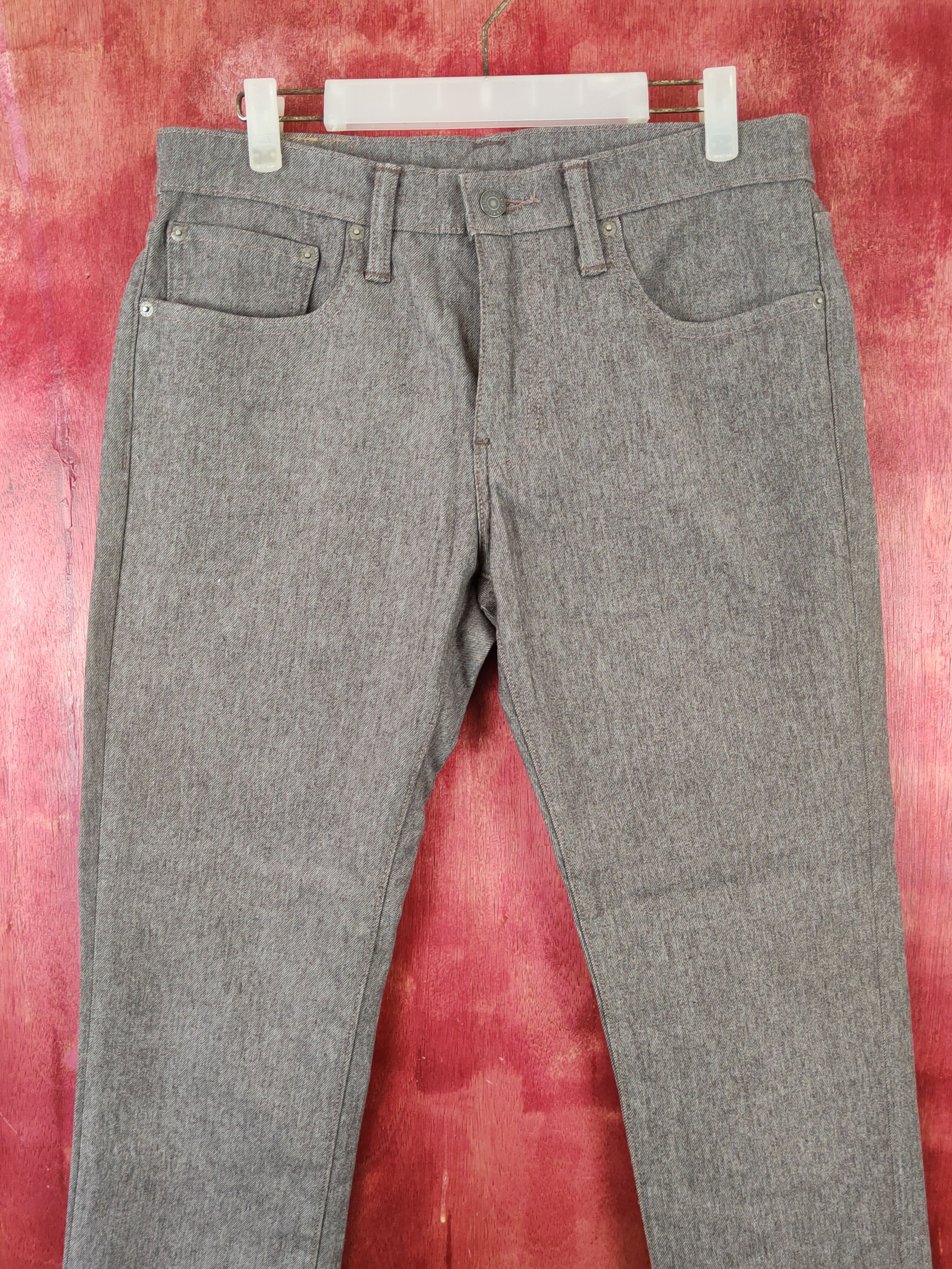 Levi's Levi's Brown Multipocket Skinny Casual Pants #S1829 Size 32" / US 10 / IT 46 - 2 Thumbnail